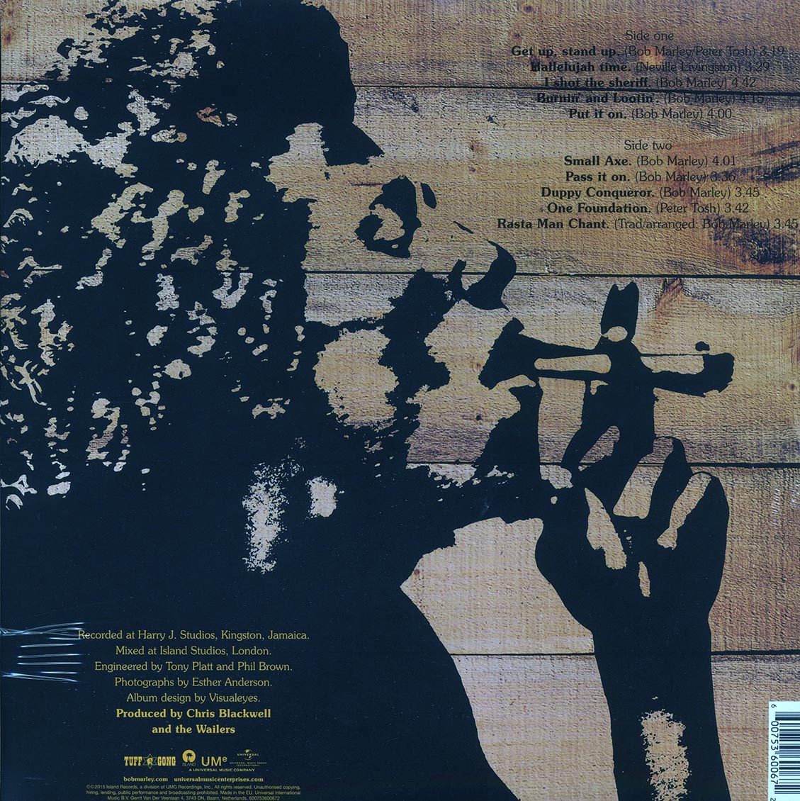 Bob Marley - Burnin' (180g LP) Vinyl Record { vinyl }
