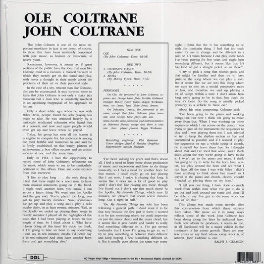John Coltrane - Ole (180g) (Deluxe Edition) Vinyl Record { vinyl }