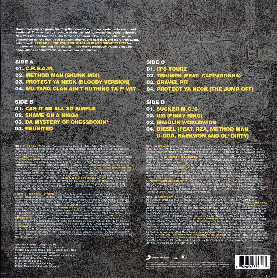 Wu-Tang Clan - Legend Of The Wu-Tang Clan: Wu-Tang Clan's Greatest Hits (Vinyl 2LP) { vinyl }