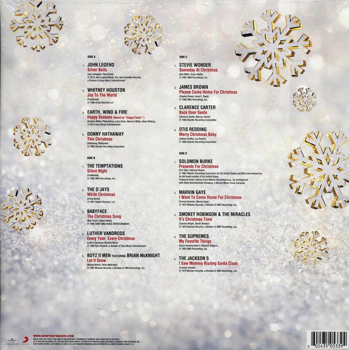 Now That’s What I Call R&B Christmas! (2LP Vinyl Compilation) { vinyl }