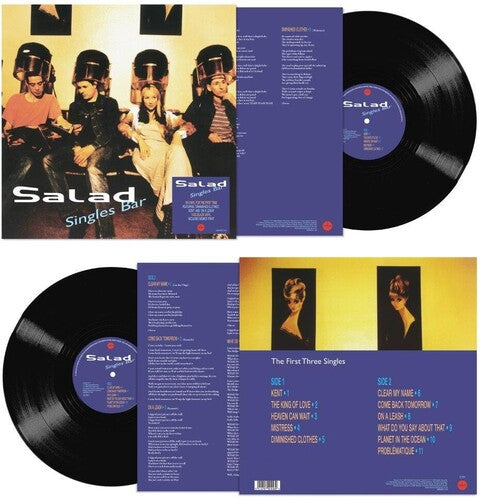 Salad - Singles Bar - 140-Gram Black with Autographed Print { vinyl }