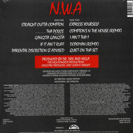 NWA - Straight Outta Compton (180g Vinyl LP) { vinyl }