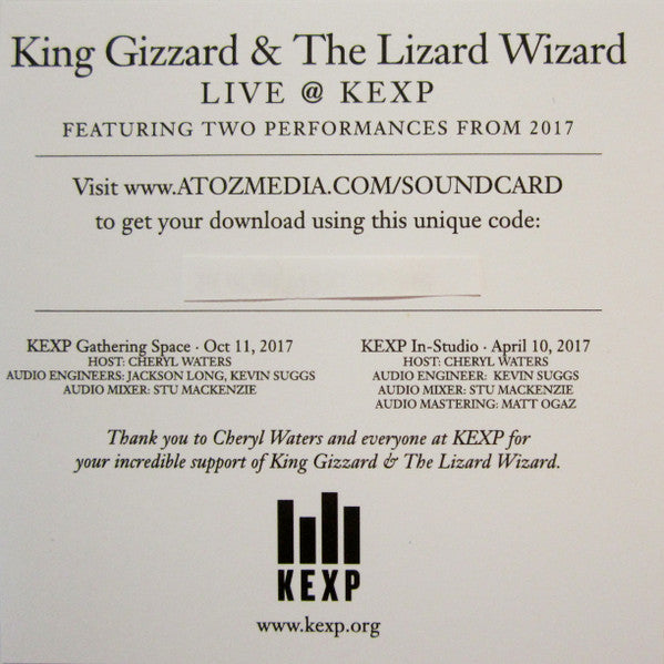King Gizzard and The Lizard Wizard - Polygondwanaland (4-Color Vinyl, download of live show, lyric insert, poster) Vinyl Record { vinyl }