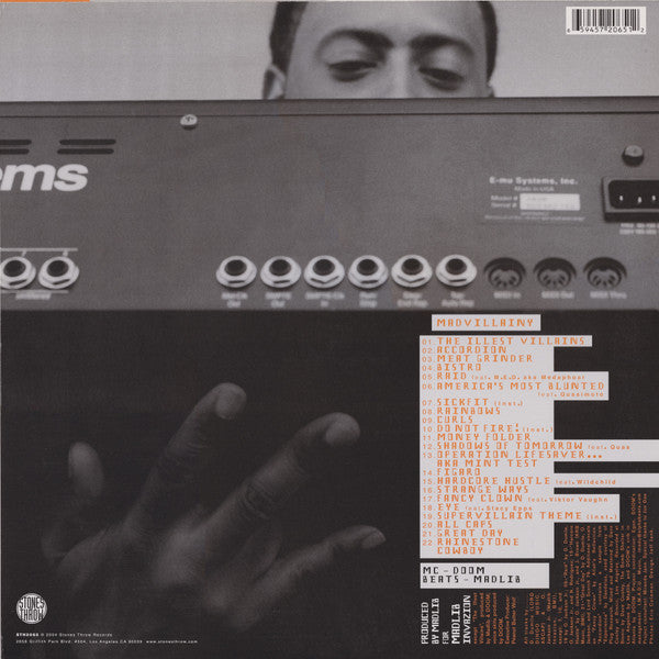 Madvillain (MF DOOM and Madlib) - Madvillainy (2LP) Vinyl Record { vinyl }