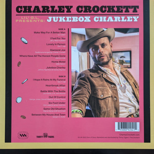 Charley Crockett - Lil' G.L. Presents: Jukebox Charley (LP) Vinyl Record { vinyl }