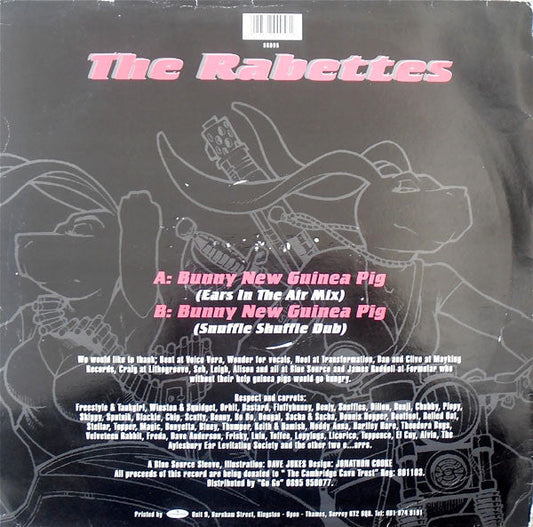 The Rabettes Featuring Ice Bun - Bunny New Guinea Pig (12") Vinyl Record { vinyl }