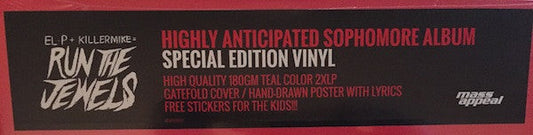 Run The Jewels - Run The Jewels 2 (First Pressing)(Mass Appeal) Vinyl Record { vinyl }