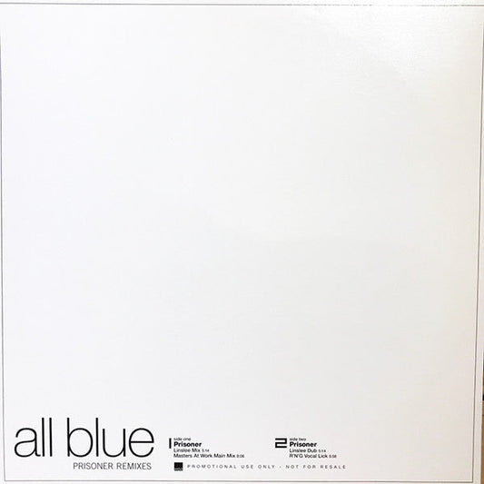 All Blue - Prisoner Remixes (12", Promo) Vinyl Record { vinyl }