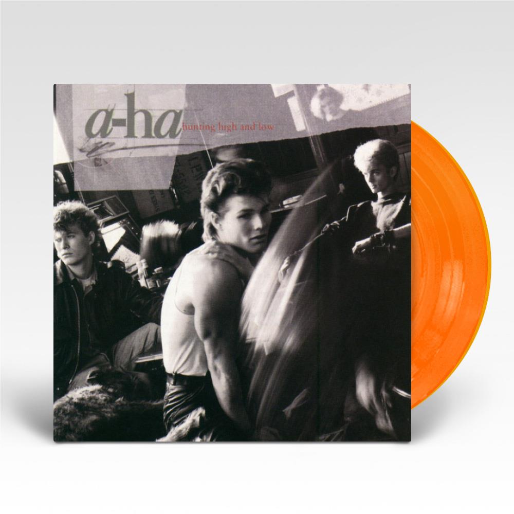 A-Ha - Hunting High & Low - Orange Vinyl LP Record { vinyl }