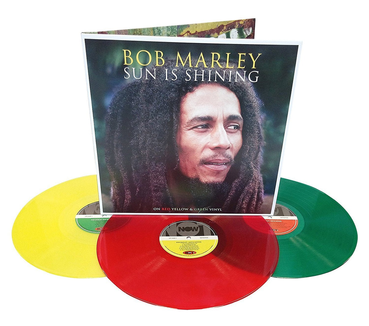 Bob Marley - Sun Is Shining – Red, Yellow & Green Vinyl LP Record { vinyl }
