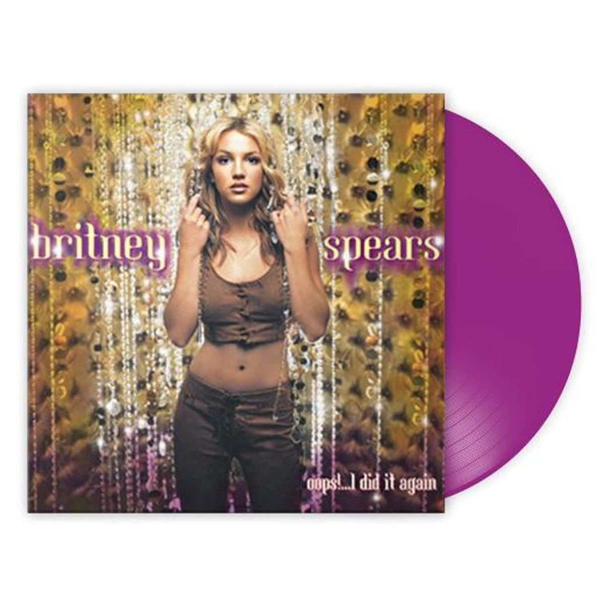 Britney Spears - Oops!... I Did It Again - Neon Violet Vinyl LP Record { vinyl }