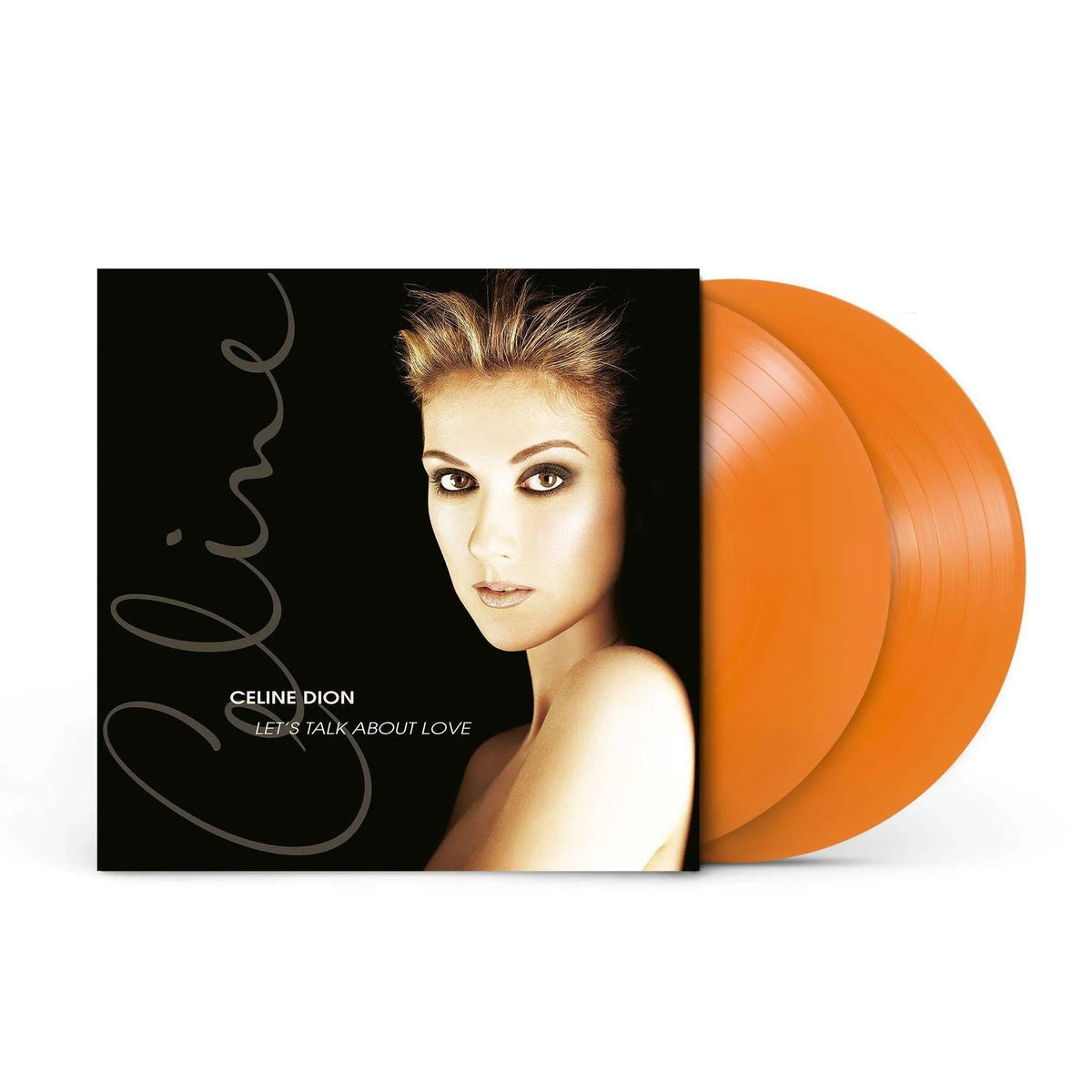 Celine Dion - Let's Talk About Love - Orange Vinyl LP Record { vinyl }