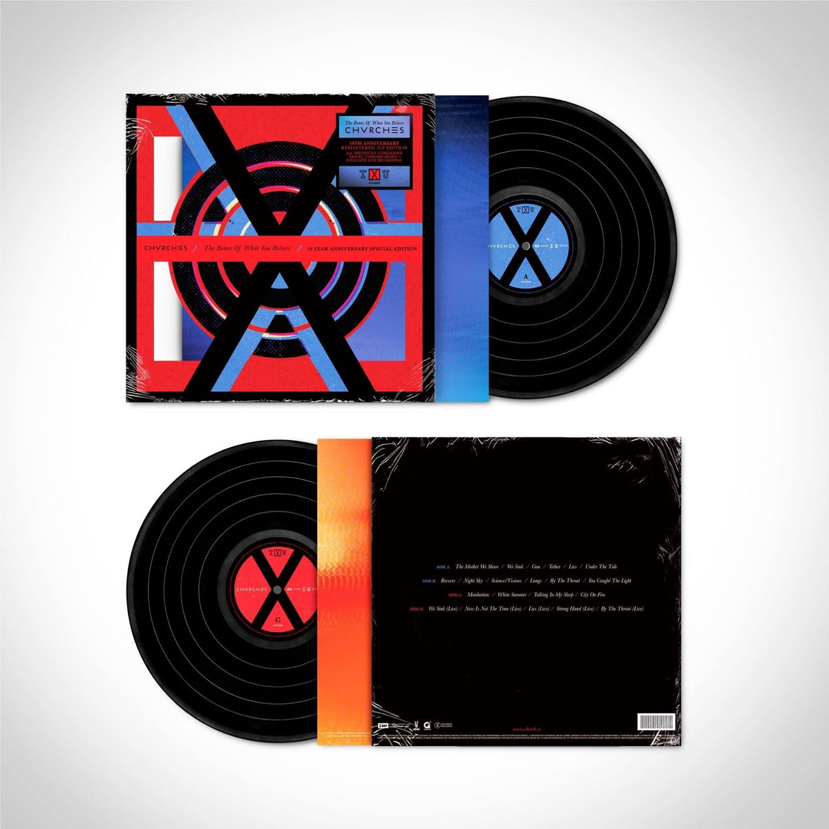CHVRCHES - The Bones Of What You Believe - 10th Anniversary Vinyl LP Record { vinyl }