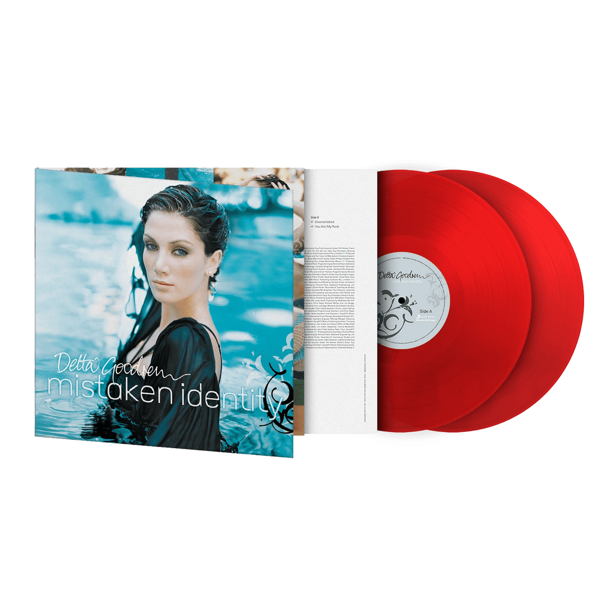 Delta Goodrem - Mistaken Identity - Red Vinyl LP Record { vinyl }