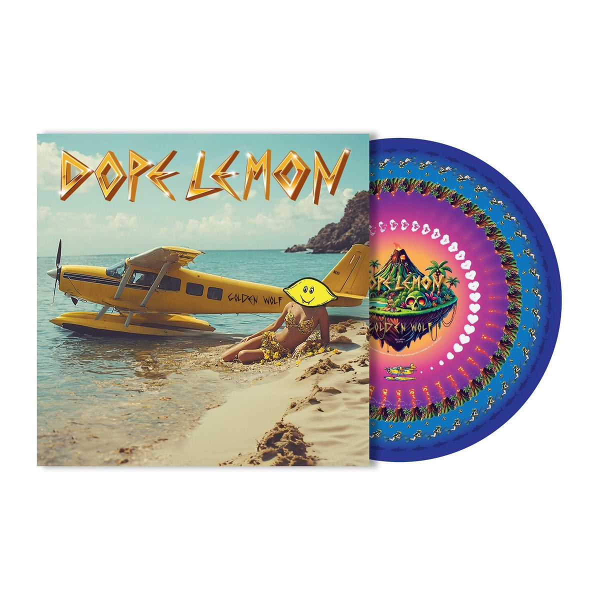 Dope Lemon - Golden Wolf - Zoetrope Picture Disc Vinyl LP Record { vinyl }