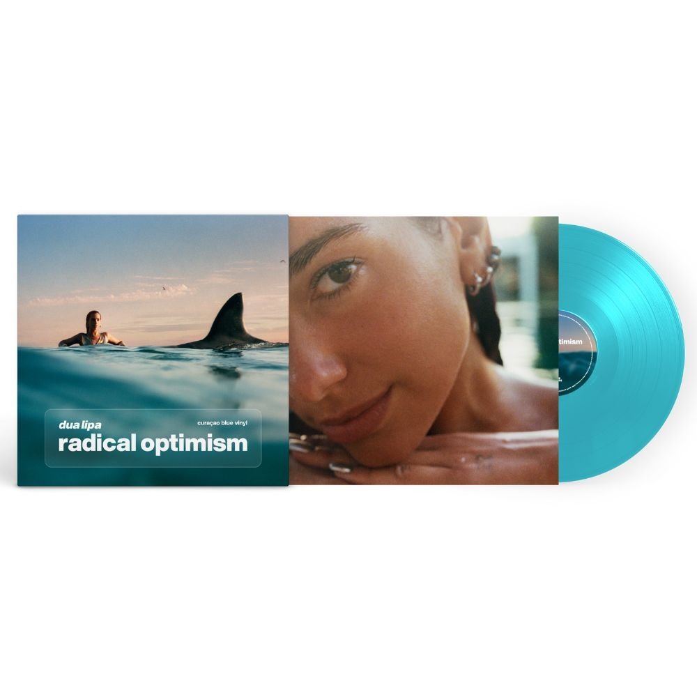 Dua Lipa - Radical Optimism - Curacao Blue Vinyl LP Record { vinyl }