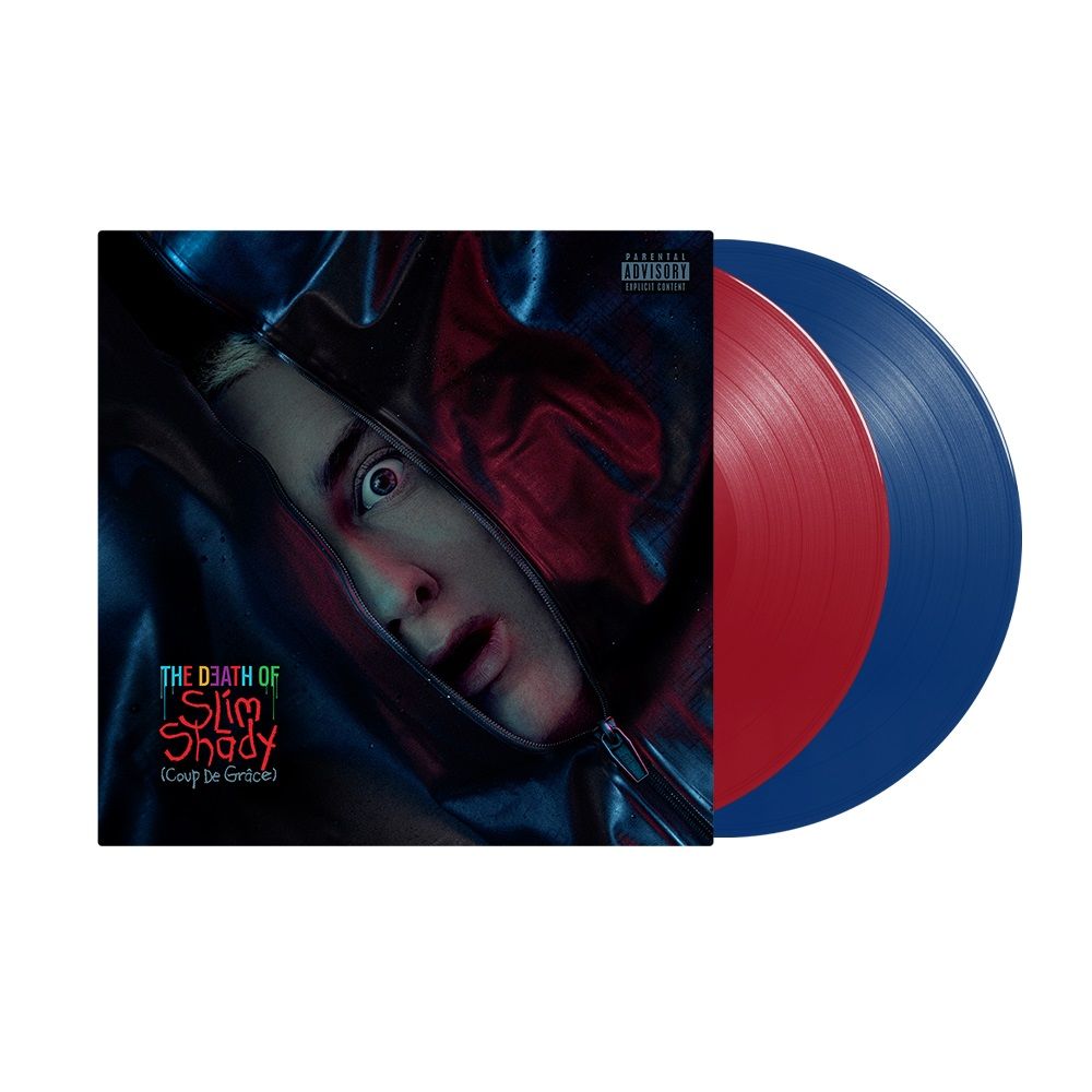 Eminem - The Death of Slim Shady (Coup de Grâce) (2LP Red Blue Vinyl Record) { vinyl }