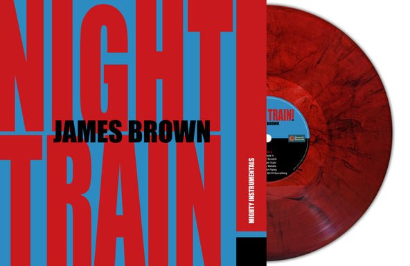 James Brown - Night Train: Mighty Instrumentals - Red Marble Vinyl LP Record { vinyl }