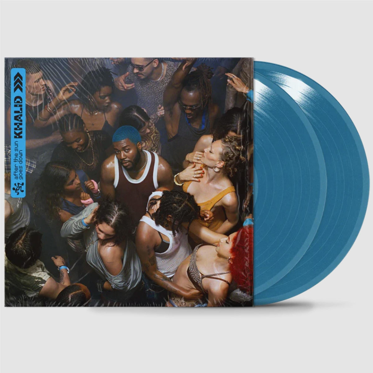 Khalid - After The Sun Goes Down - Blue Vinyl LP Record { vinyl }