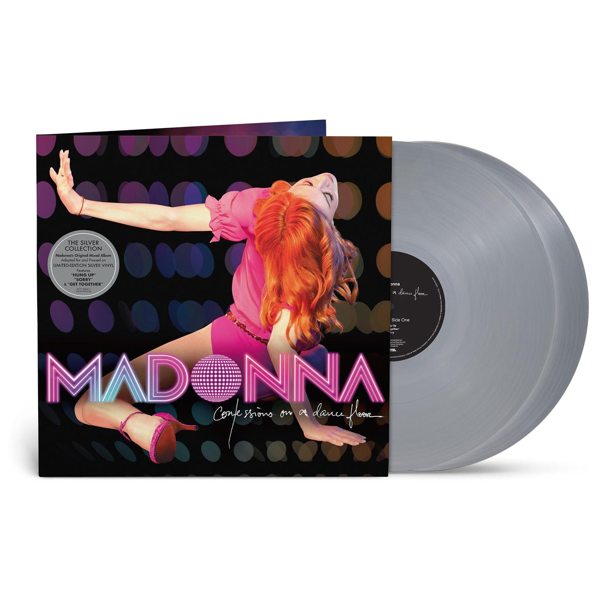 Madonna - Confessions On A Dance Floor - Silver Vinyl LP Record { vinyl }