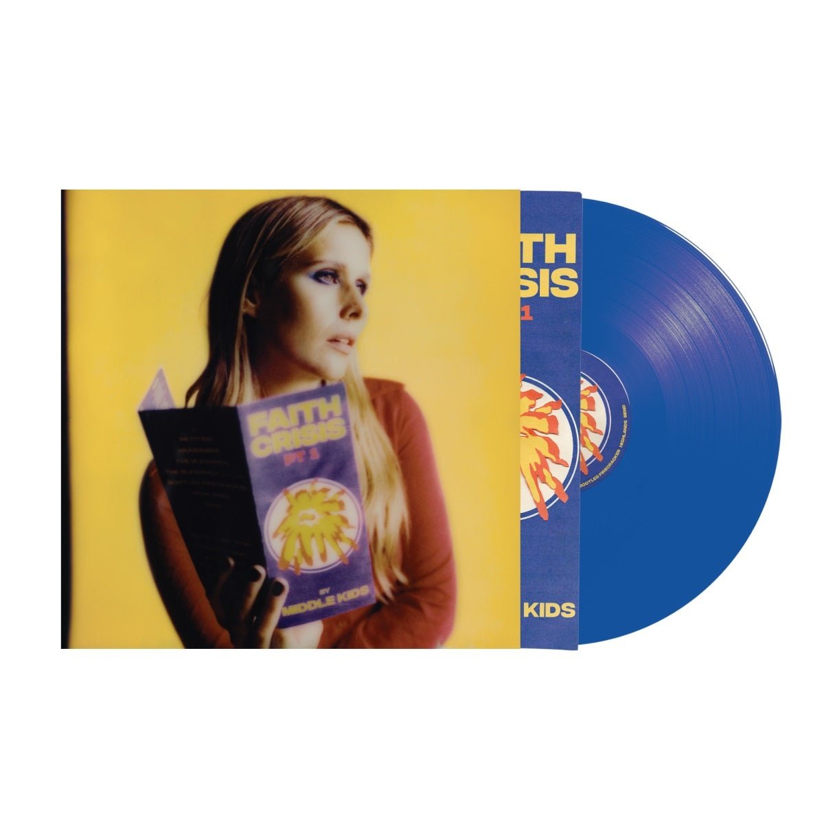 Middle Kids - Faith Crisis Pt 1 - Blue Vinyl LP Record { vinyl }