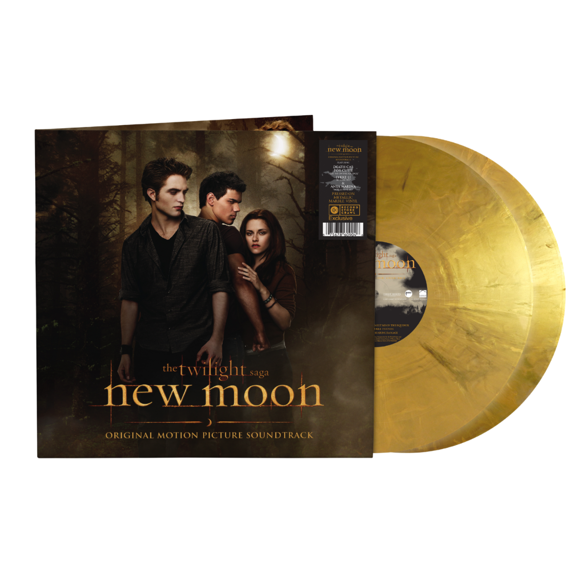 The Twilight Saga: New Moon Vinyl Record (2LP OST Ltd. Gold Vinyl Record) { vinyl }
