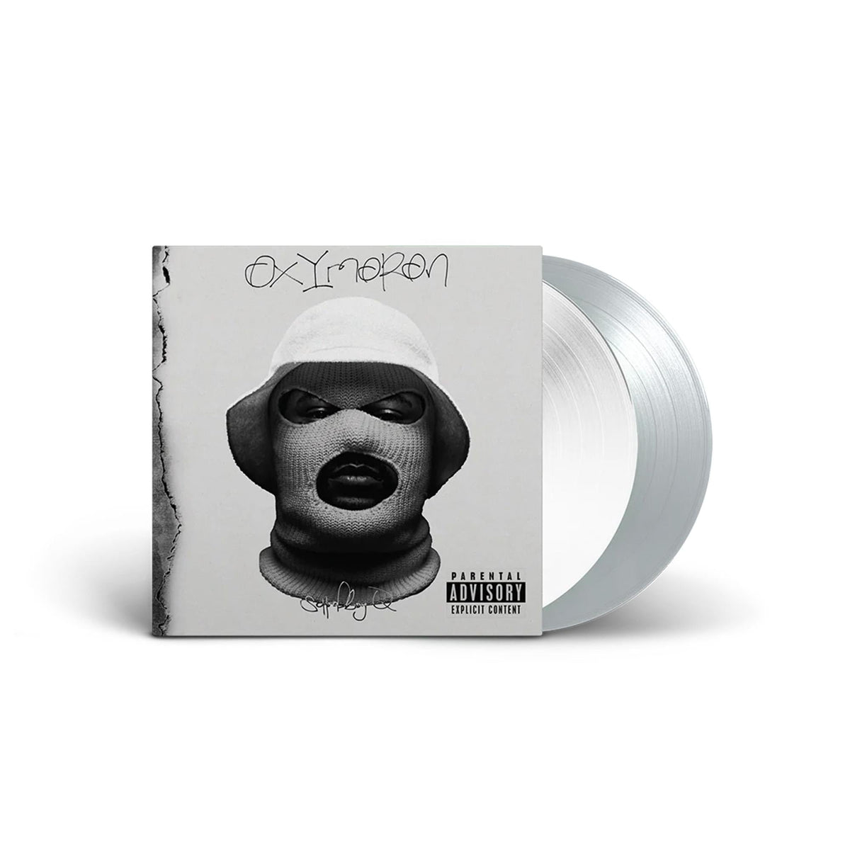 Schoolboy Q - Oxymoron - Silver & Clear Vinyl LP Record { vinyl }