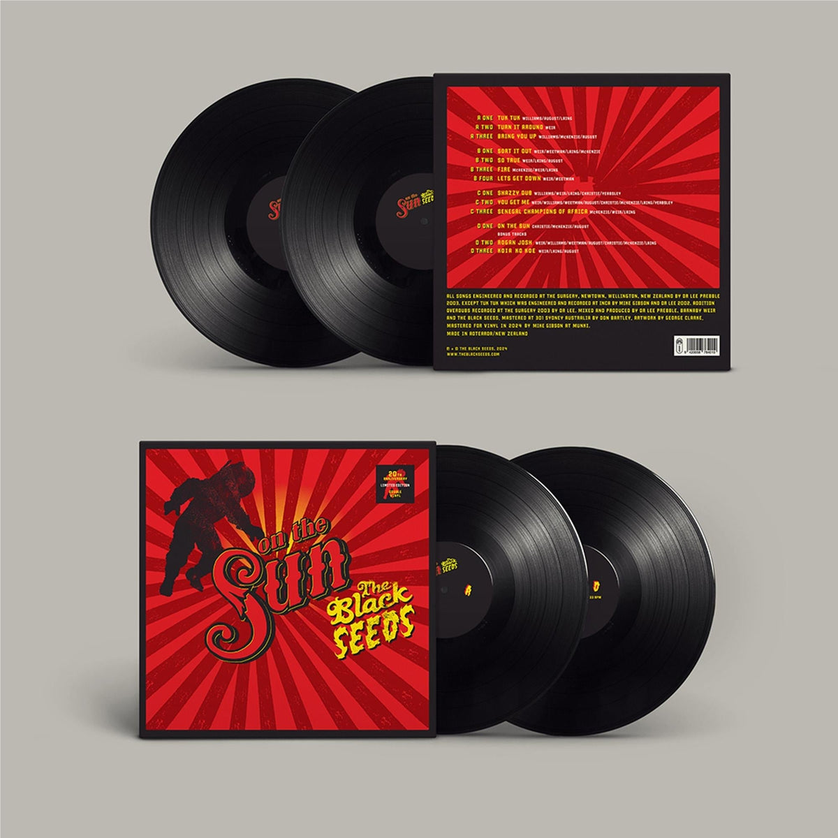 The Black Seeds - On The Sun - 20th Anniversary Edition - Vinyl LP Record { vinyl }