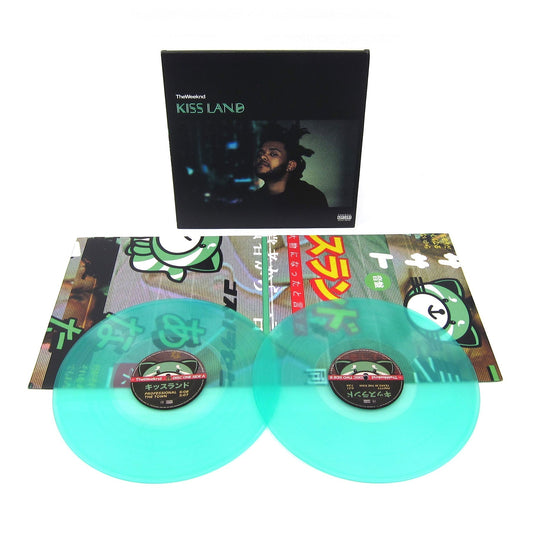 The Weeknd - Kiss Land - Seaglass Green Vinyl LP Record { vinyl }