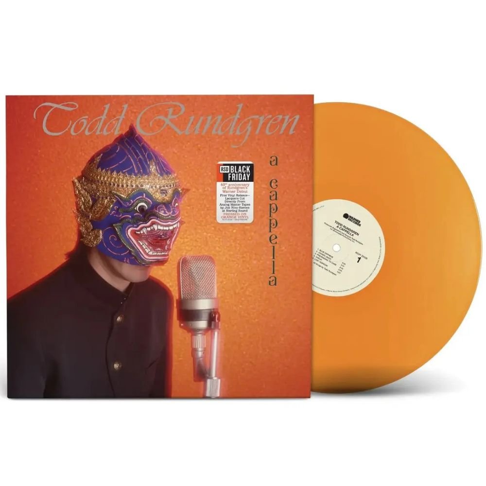 Todd Rundgren - A Capella (40th Anniversary) - RSD Black Friday 2025 Orange Vinyl LP Record { vinyl }