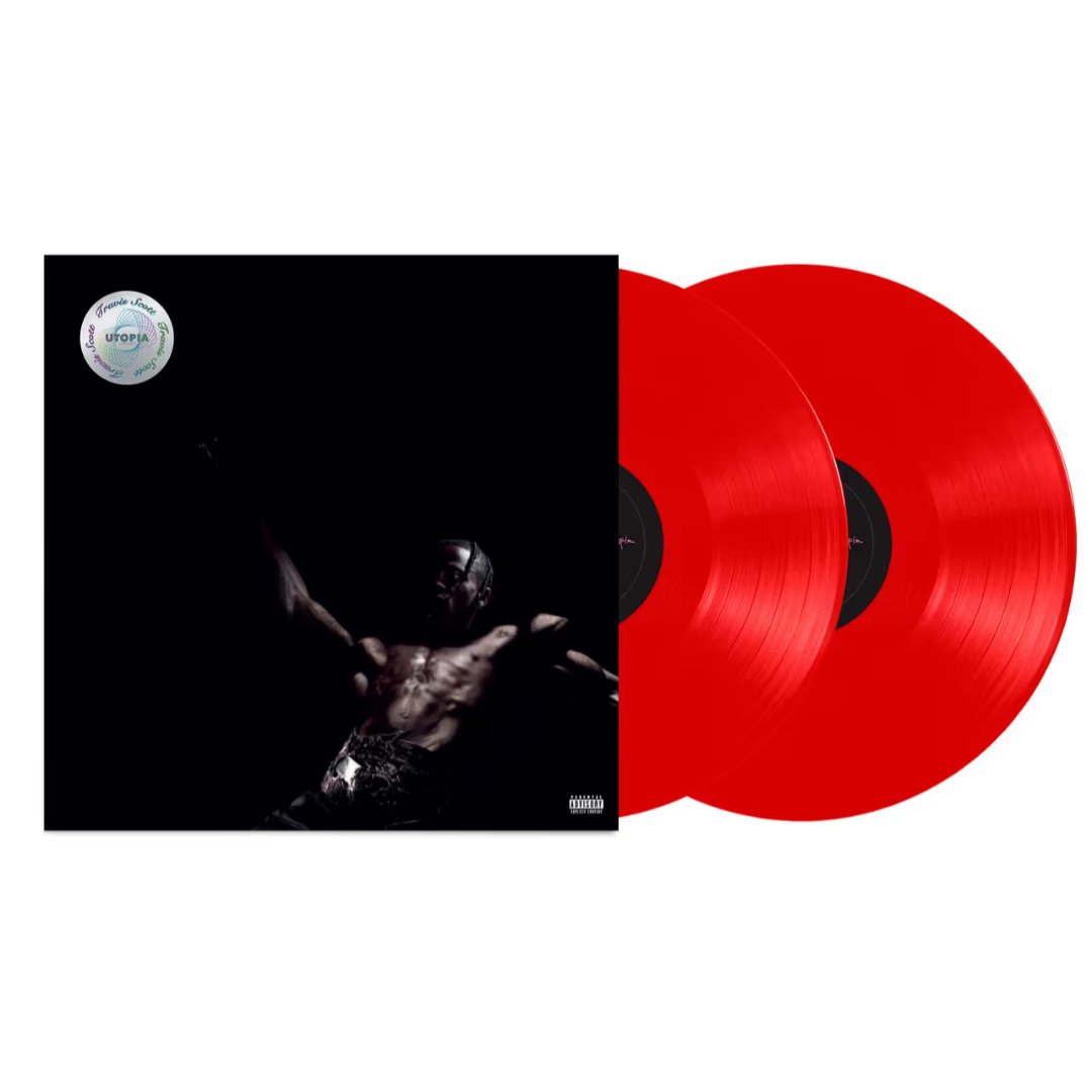 Travis Scott - Utopia - Opaque Red Vinyl LP Record { vinyl }