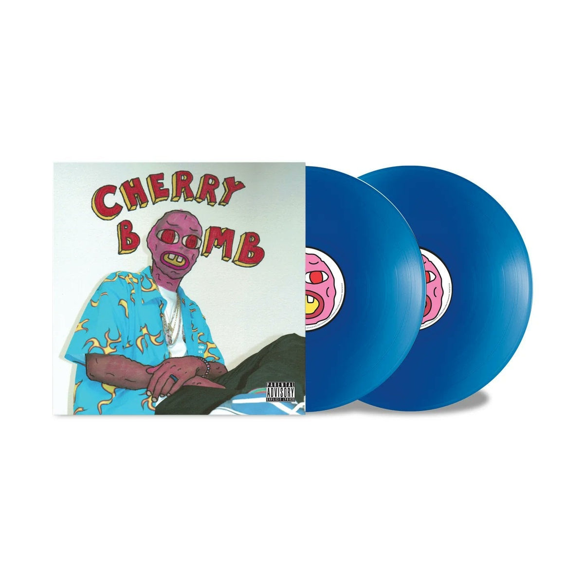 Tyler, The Creator - Cherry Bomb - Mask Cover Blue Vinyl LP Record { vinyl }