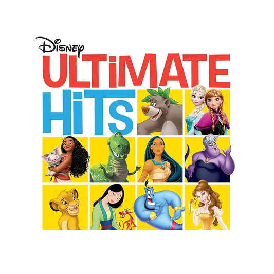 Various Artists - Disney Ultimate Hits - Translucent Yellow Vinyl LP Record { vinyl }