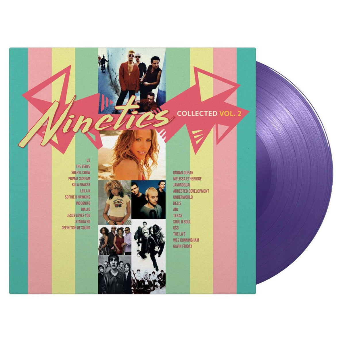 Various Artists - Nineties Collected Volume 2 - Coloured Vinyl LP Record { vinyl }