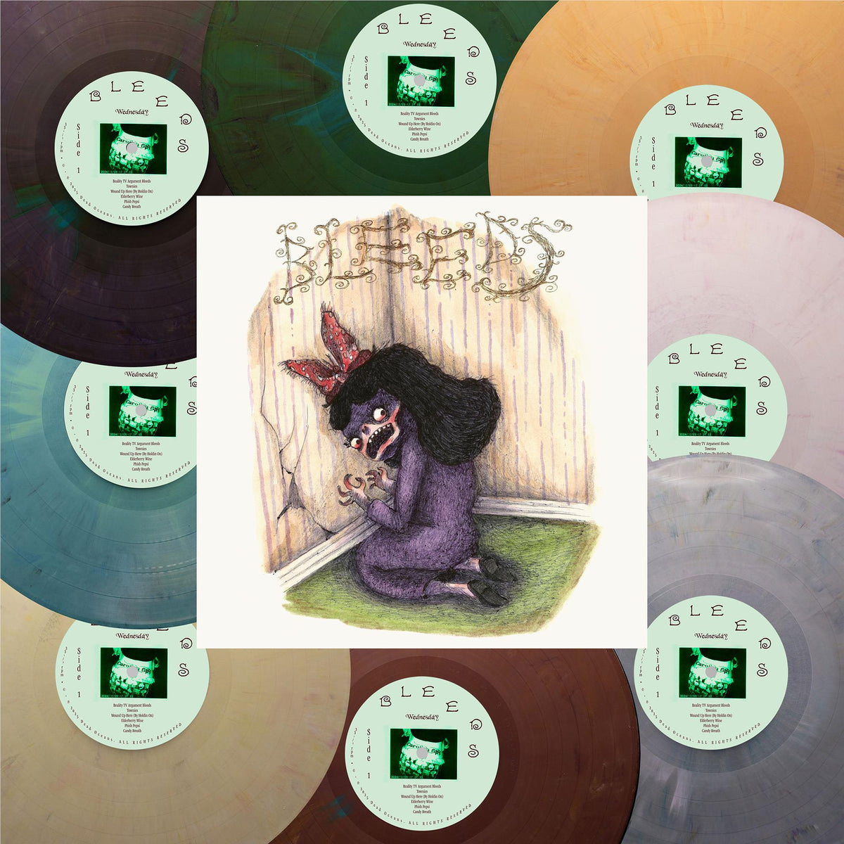 Wednesday - Bleeds - EcoMix Vinyl LP Record { vinyl }