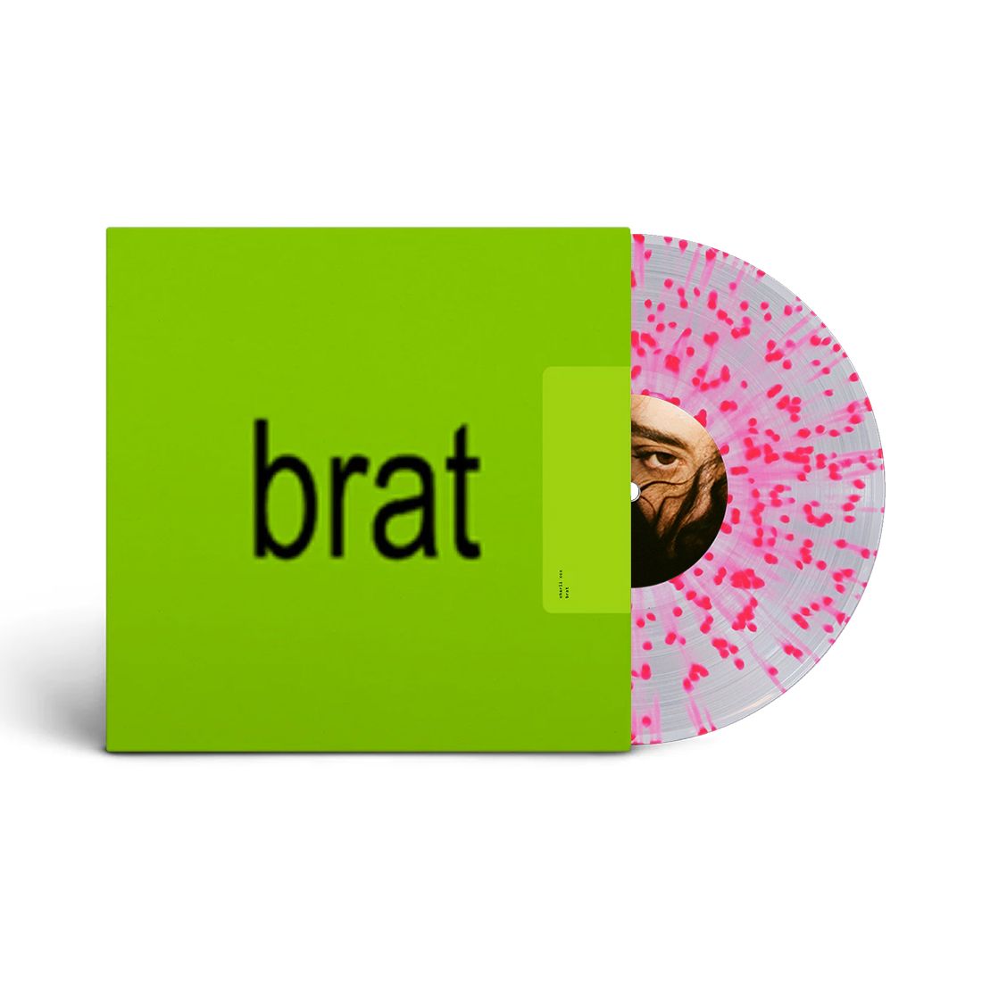 Charli XCX - brat (Indie Exclusive, Clear Pink Splatter Vinyl Record, Gatefold Jacket) { vinyl }