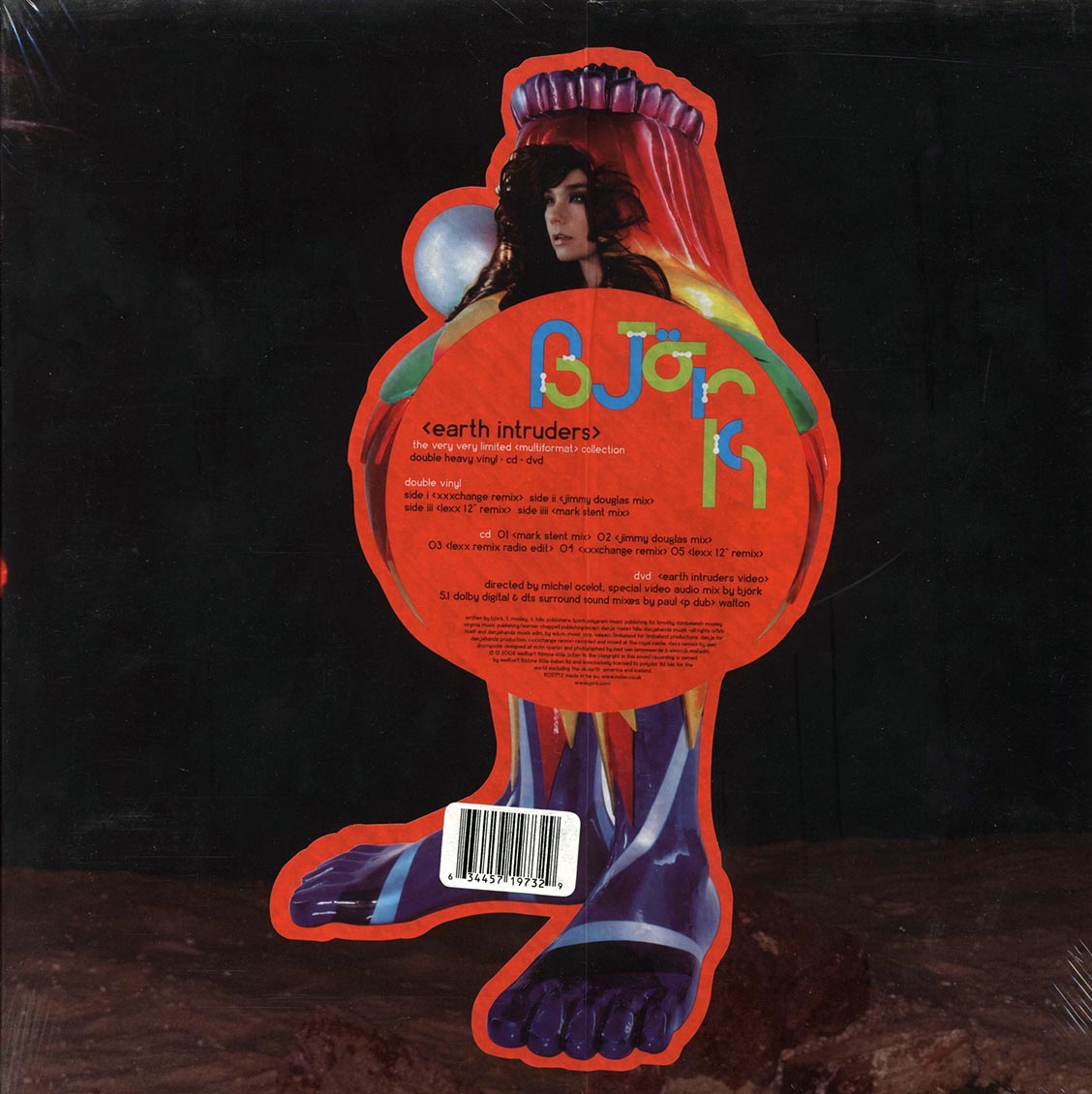 Björk – Earth Intruders (Limited Edition Box Set: 2x12" Vinyl, CD, DVD) { vinyl }
