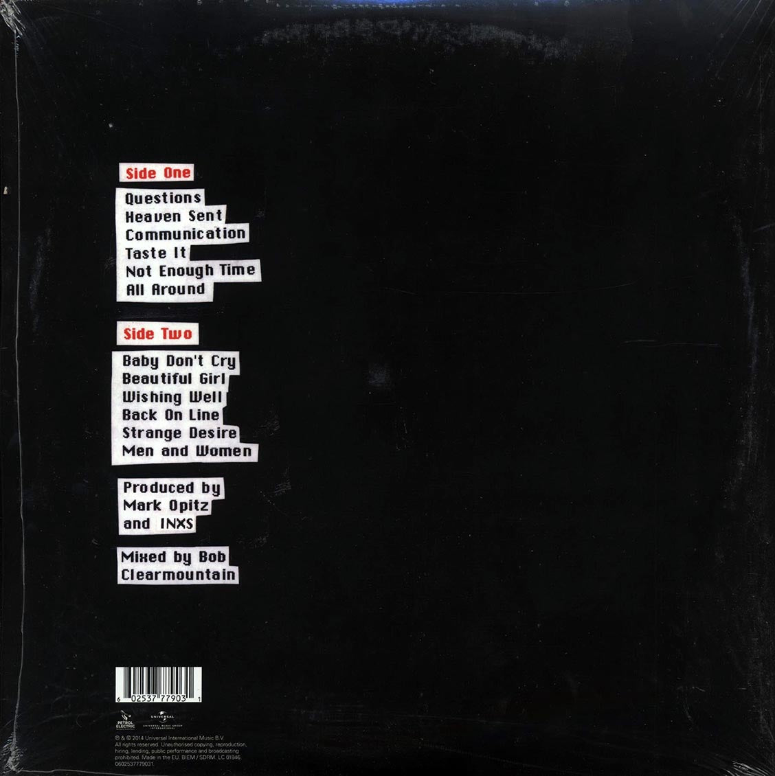 INXS - Welcome To Wherever You Are (incl. mp3, 180g) Vinyl Record { vinyl }