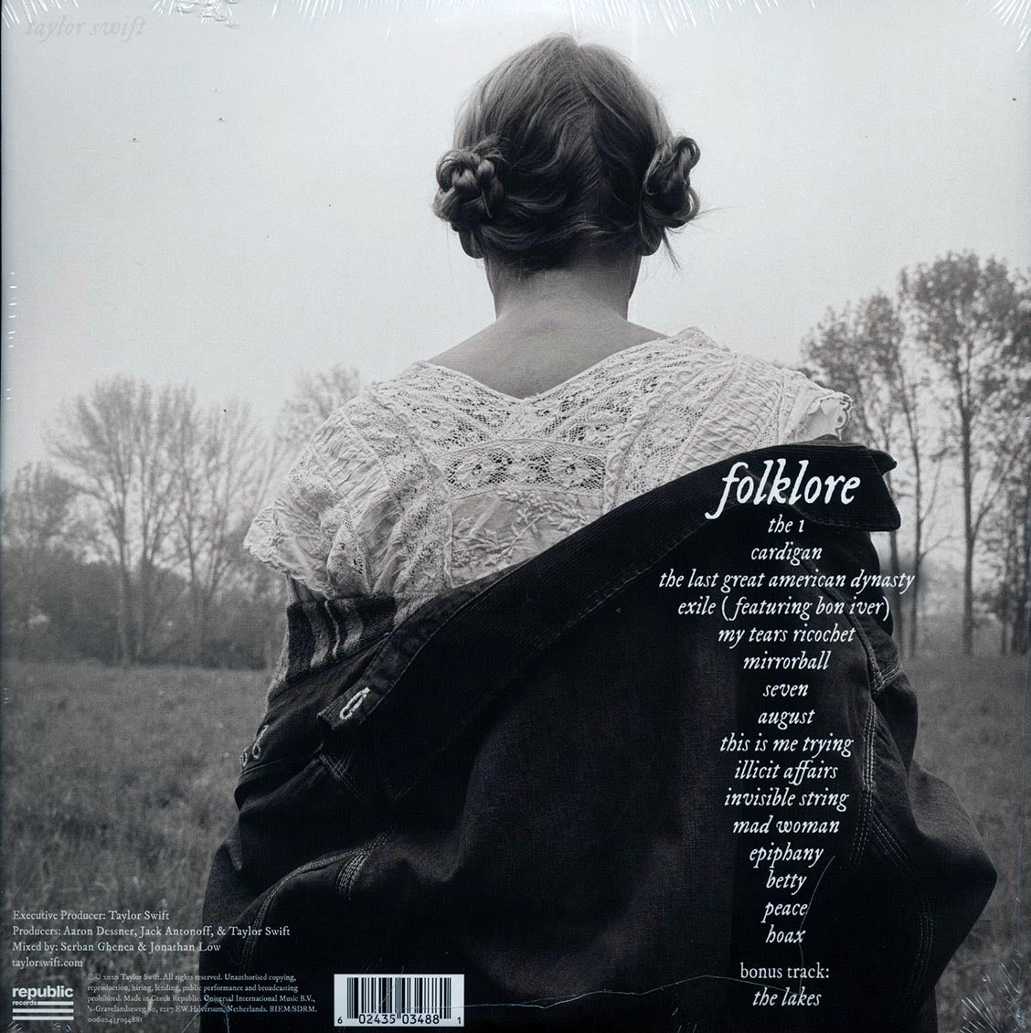 Taylor Swift – Folklore (Deluxe Edition Beige 2LP Gatefold Vinyl) { vinyl }