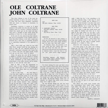 John Coltrane - Ole (180g) (Deluxe Edition) Vinyl Record { vinyl }