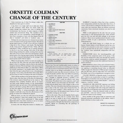 Ornette Coleman - Change Of The Century (Ltd. 500 Copies, Clear Vinyl Record) { vinyl }