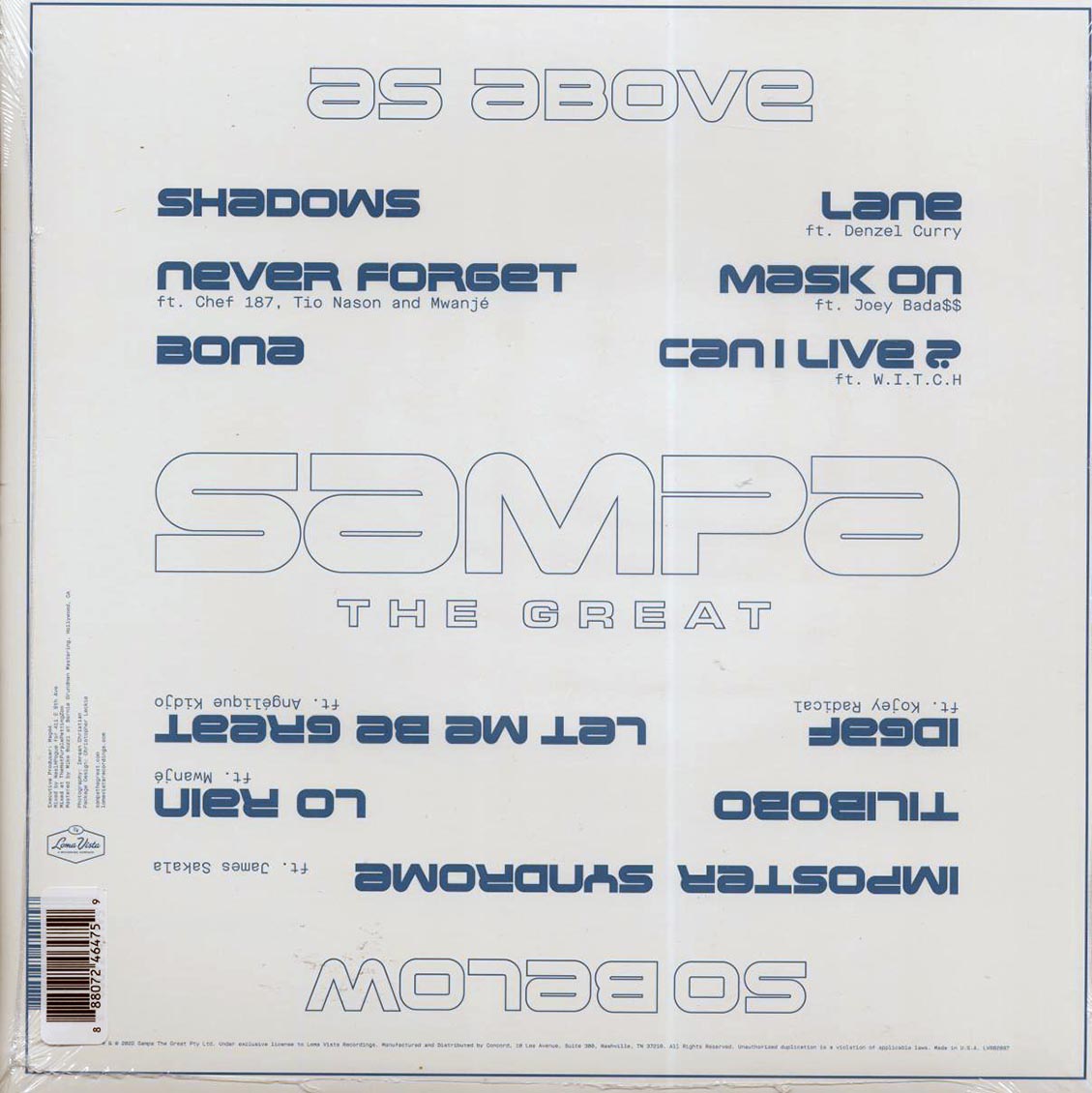 Sampa The Great – As Above So Below (Limited Edition Lime Green Vinyl LP) { vinyl }