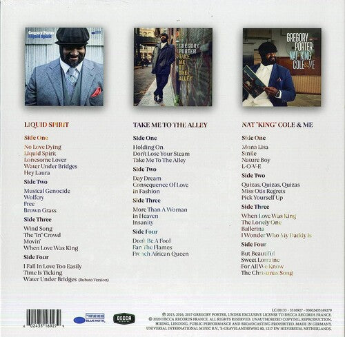 Gregory Porter - Gregory Porter "3 Original Albums" { vinyl }