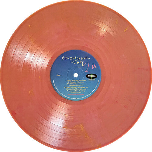 Guadalcanal Diary - 2 X 4 - Pink/yellow Swirl { vinyl }