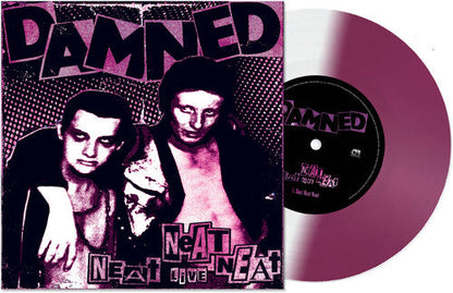 The Damned - Neat Neat Neat - Purple/white { vinyl }