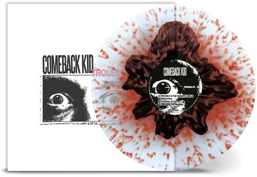 Comeback Kid - Trouble EP - Clear/Black Yolk W Red Splatter { vinyl }