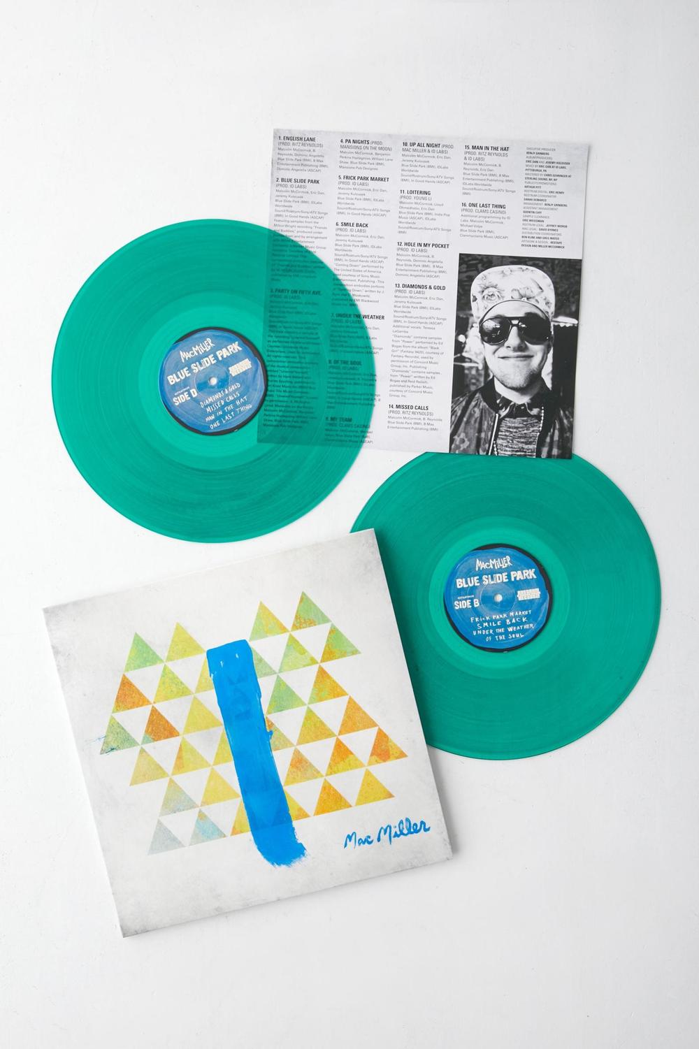 Mac Miller – Blue Slide Park (2LP Ltd. Translucent Green Vinyl Record) { vinyl }