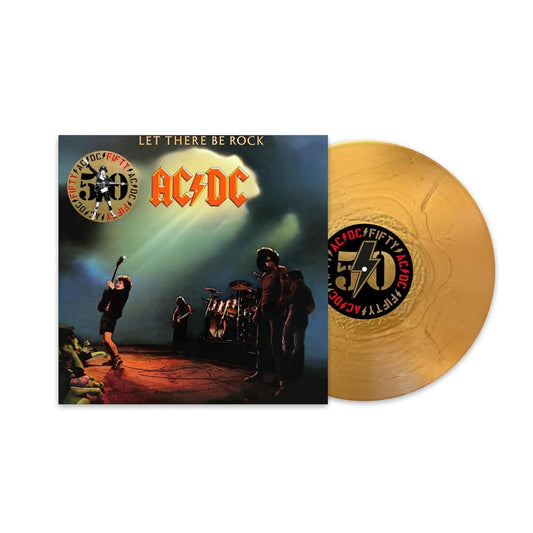 AC/DC - Let There Be Rock (50th Anniversary Edition, Gold Color Vinyl Record) { vinyl }