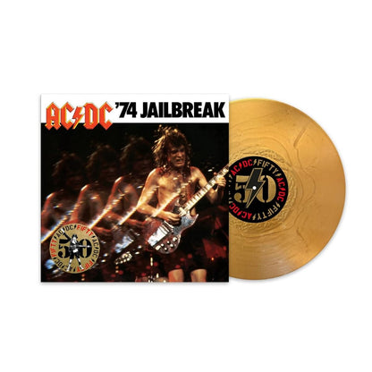 AC/DC - '74 Jailbreak (50th Anniversary Edition, Gold Color Vinyl Record) { vinyl }