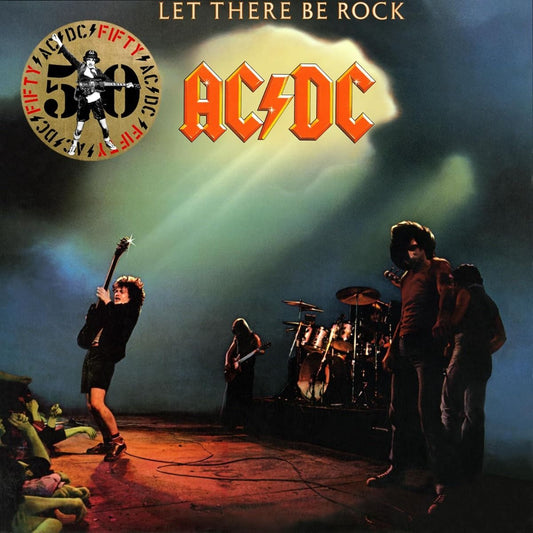 AC/DC - Let There Be Rock (50th Anniversary Edition, Gold Color Vinyl Record) { vinyl }